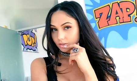 Black Haired Girl Pleases Her Lover With Anal Sex