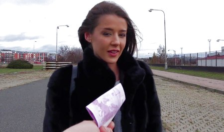 A guy asks a girl to show her breasts and have sex in a car for money