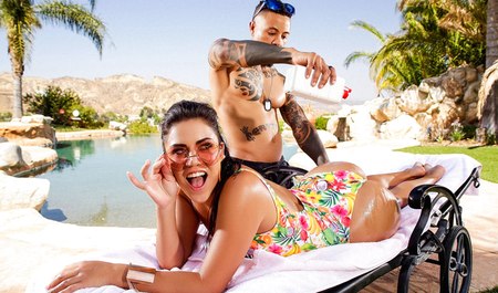 Came to black friend's house for interracial anal porn outdoors