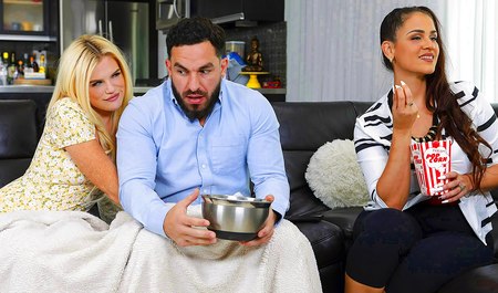 Stepbrother and sister lick and fuck in their spare time