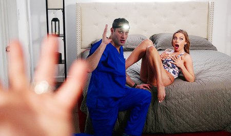 Doctor Came to Someone Else's Wife and Fucked Her to Prevent Coronavirus