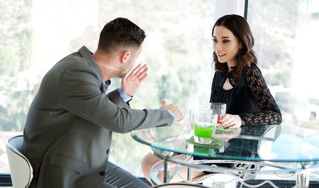 Played a prank on a young girlfriend and got great sex in the evening