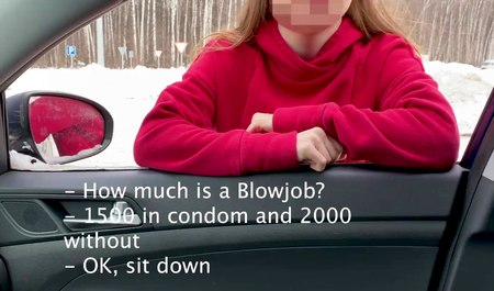 Got interested in a girl on the road and made her give me a blowjob for money