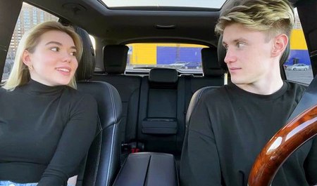 Russian girl paid for taxi fare with blowjob