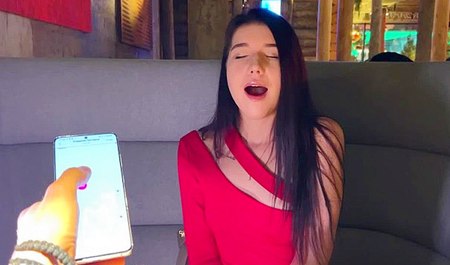 Jolly Butt masturbates under the table on a date with a friend