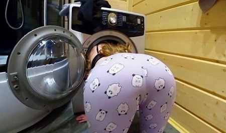 Saved my stepsister from electronic slavery and fucked her properly