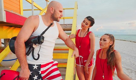 The rescuers and their boss are busy saving each other from sexual frustration