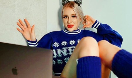 First he fucks the doll, and then the stepmother...