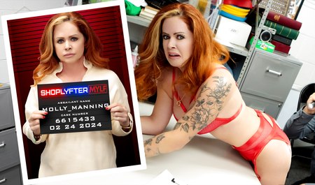 She stole the underwear in which the security guard fucked her...